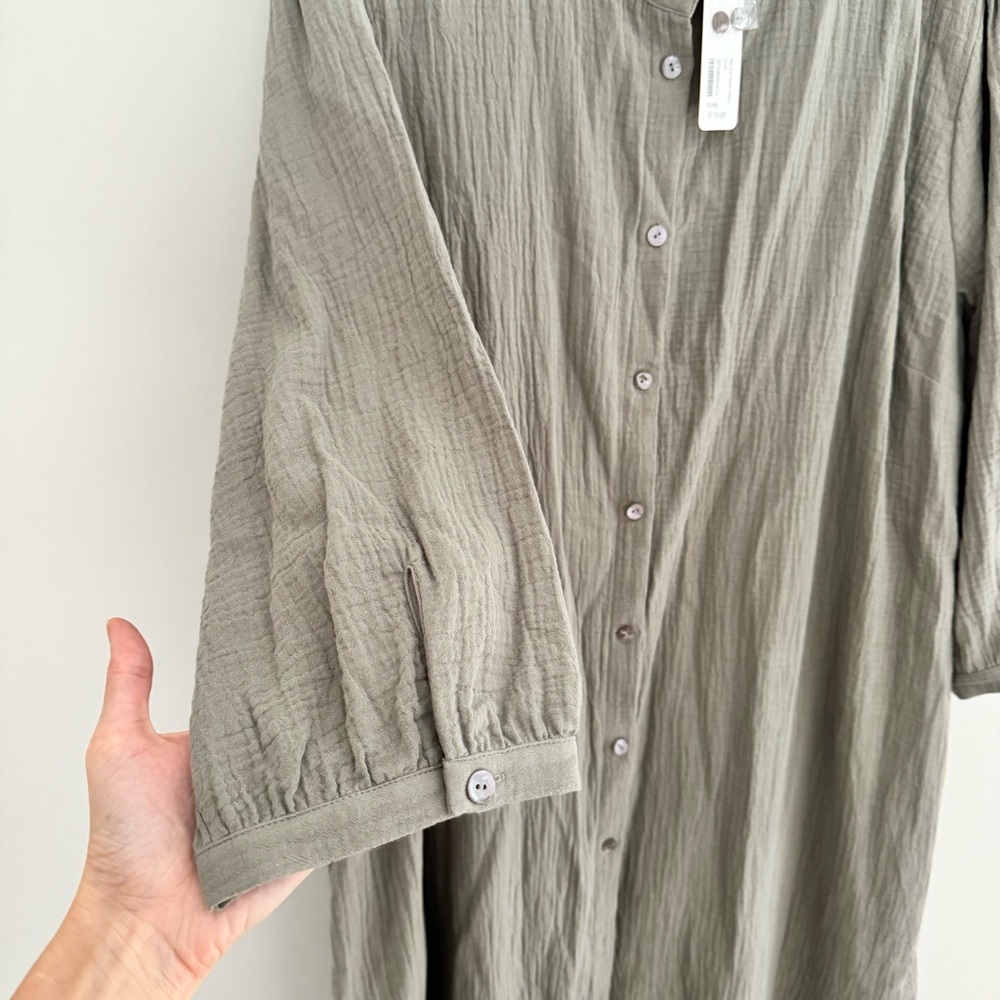 NWT Soft Surroundings Big Sur Gauze Dress Size 3X (24W) - Picture 10 of 15